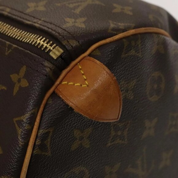 LOUIS VUITTON Monogram Keepall 55 Boston Bag M41424 LV Auth 133994 - Picture 13 of 16
